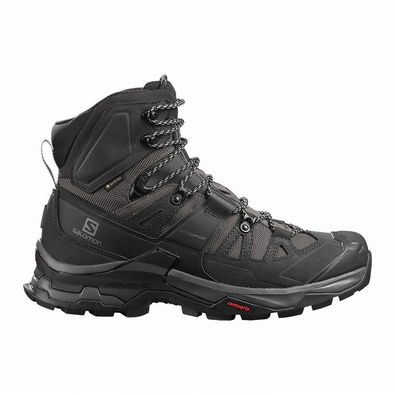 Bottes De Randonnée Salomon Homme Noir - Salomon QUEST 4 GORE-TEX - France (6295-KVBSP)